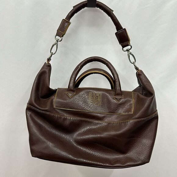 Matt & Nat Brown Satchel with Silver Details - Picture 4 of 5